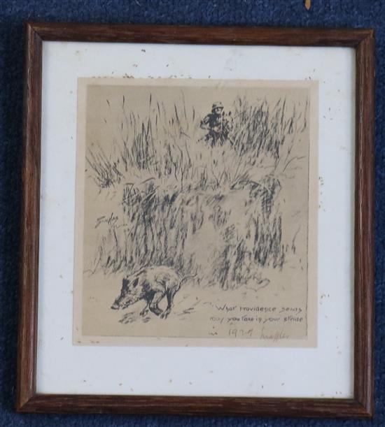 Charles Johnson Payne Snaffles (1884-1967) Andsomes, What Andsome Does, 5 x 4.25in.